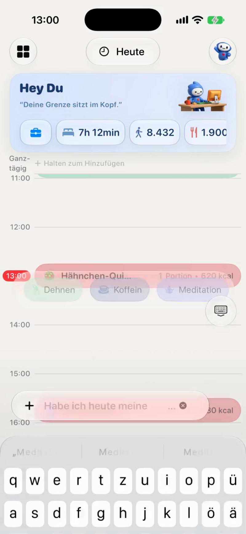 Gewohnheiten automatisch tracken in Lopie mit Sprach-, Foto- und Text-Logging